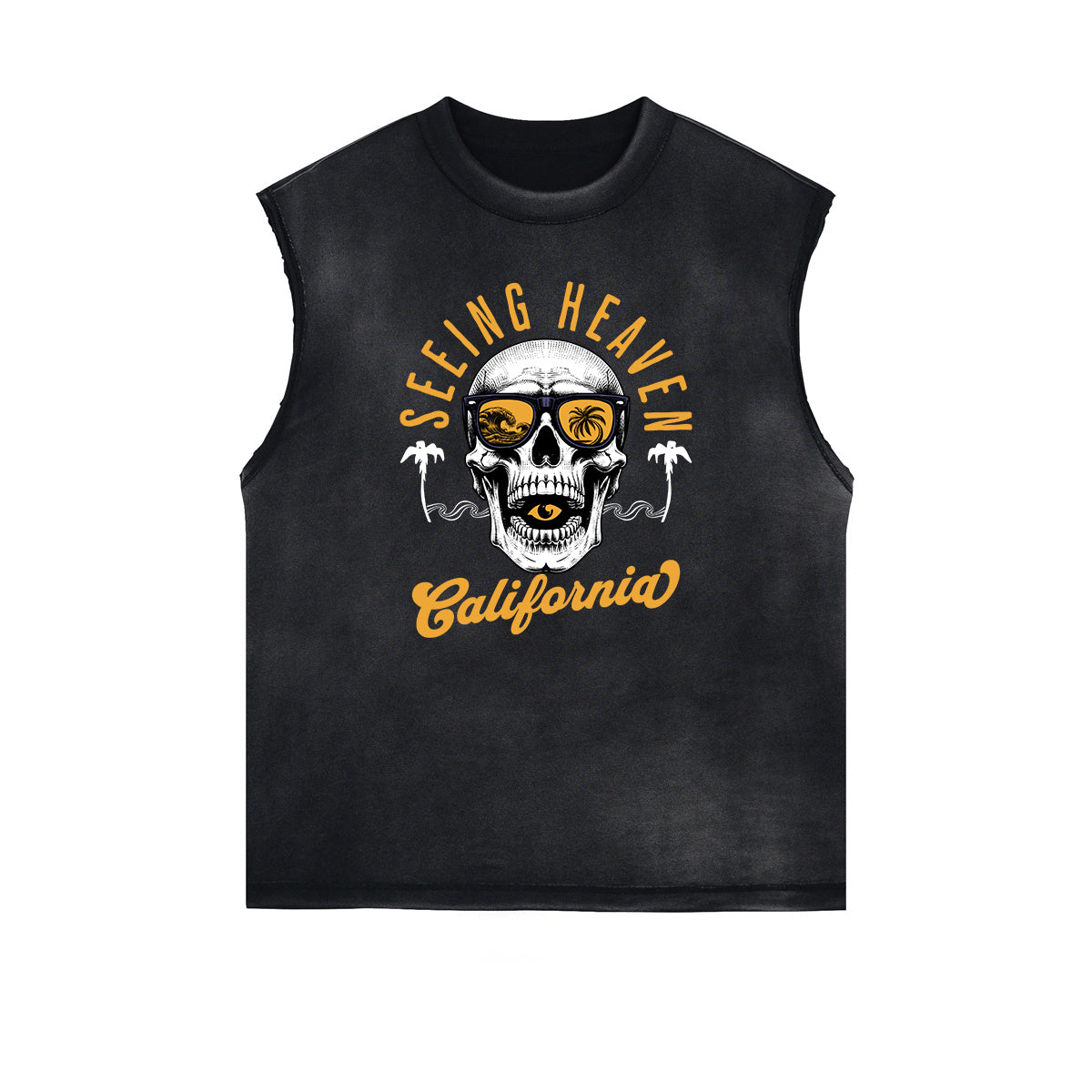 Edgy Street Style Graphic Tank Top-INNBLAC Fashion Apparel