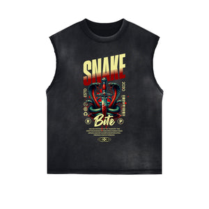 Edgy Street Style Graphic Tank Top-INNBLAC Fashion Apparel