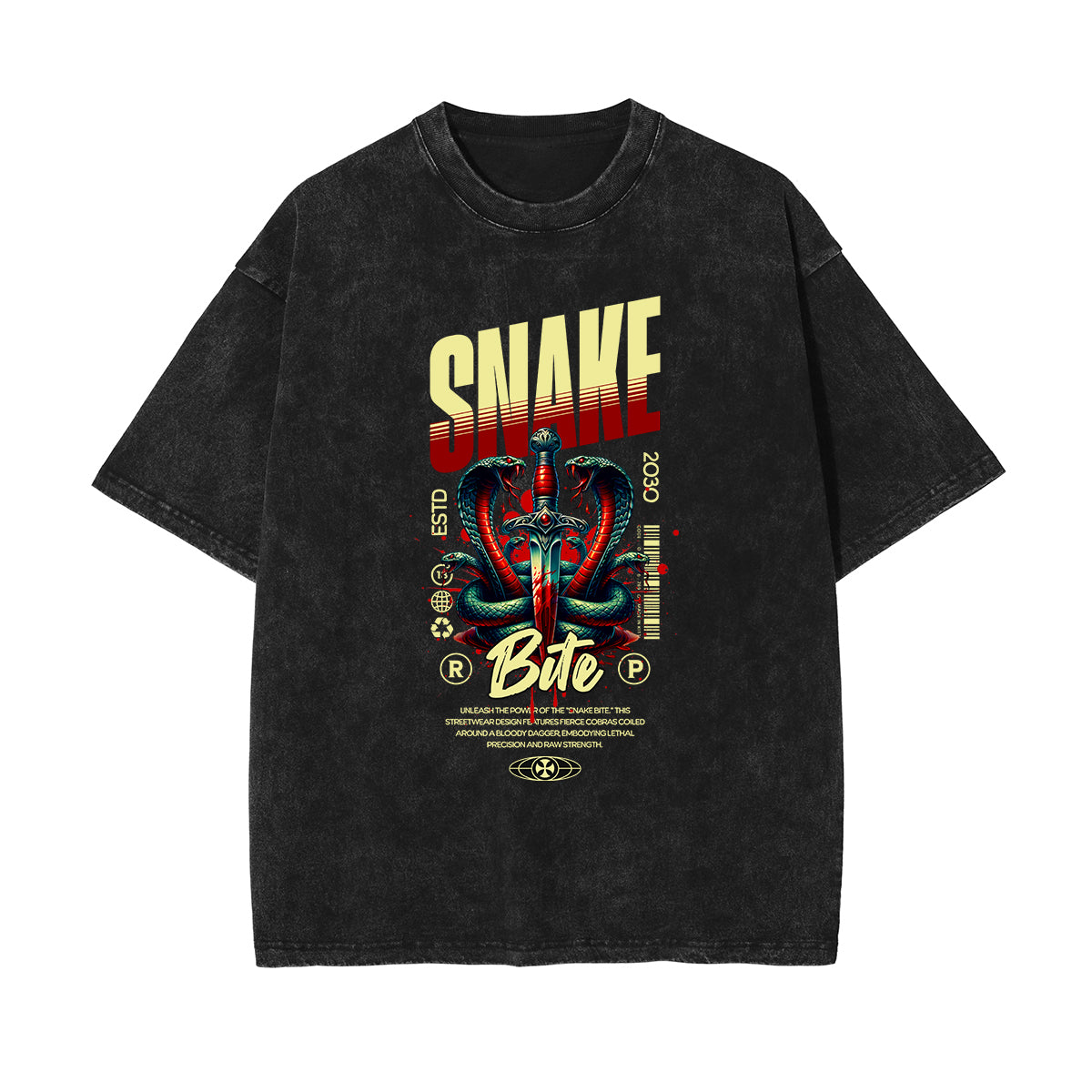 Edgy Street Style Graphic Tee-INNBLAC Fashion Apparel