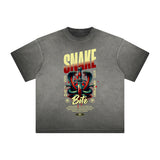 Heavyweight Edgy Street Style Graphic Tee-INNBLAC Fashion Apparel