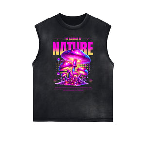 Edgy Street Style Graphic Tank Top-INNBLAC Fashion Apparel