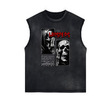 Edgy Street Style Graphic Tank Top-INNBLAC Fashion Apparel