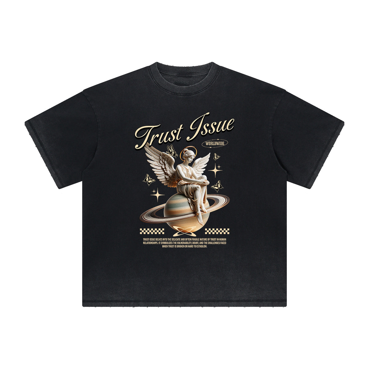 Heavyweight Streetwear Graphic Thick Tee-INNBLAC Fashion Apparel