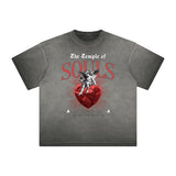 Heavyweight Cupid Statues Graphic Tee-INNBLAC Fashion Apparel