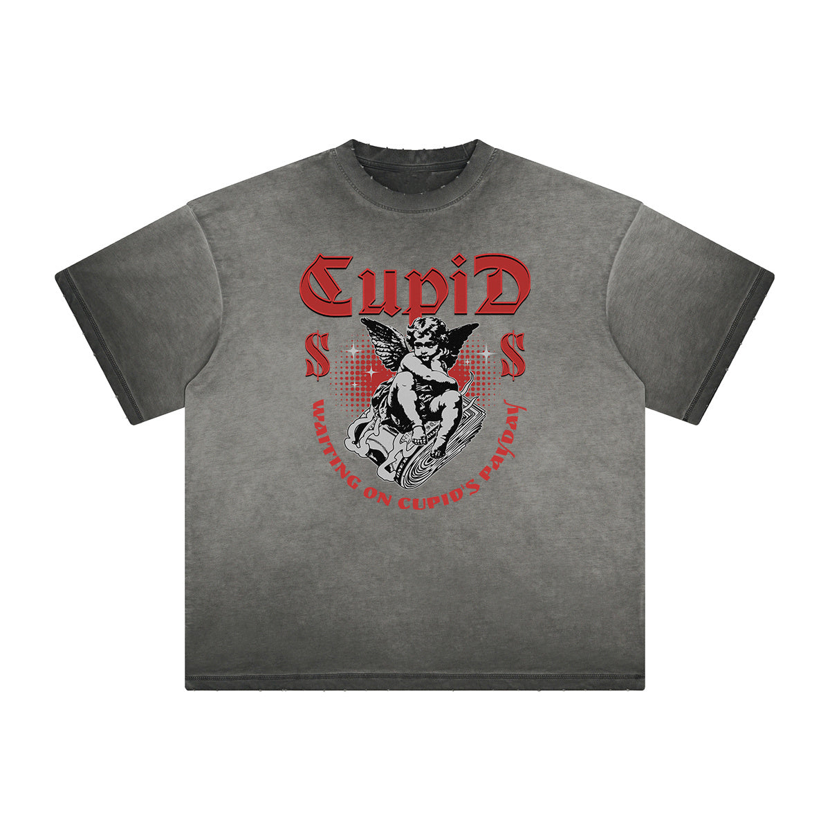 Heavyweight Cupid Statues Graphic Tee-INNBLAC Fashion Apparel