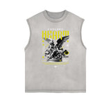 Sleeveless Cupid Streetwear Graphic T Shirt-INNBLAC Fashion Apparel