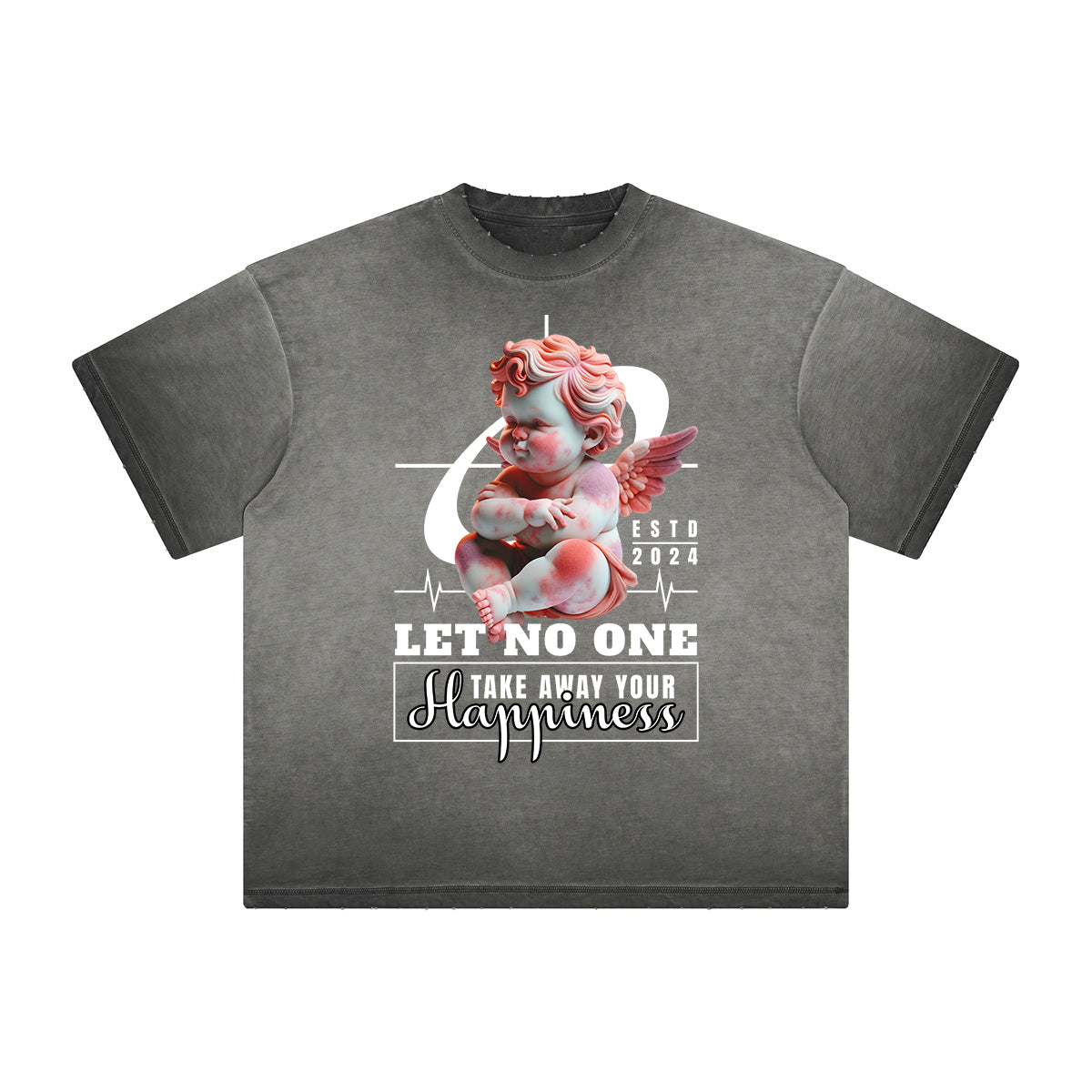 Heavyweight Cute Cupid Graphic Tee-INNBLAC Fashion Apparel