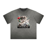 Heavyweight Cute Cupid Graphic Tee-INNBLAC Fashion Apparel