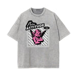 Washed Cute Cupid Graphic Tee-INNBLAC Fashion Apparel