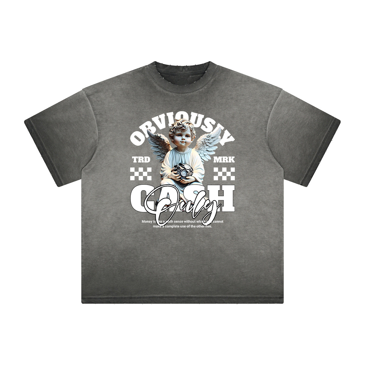 Heavyweight Cute Cupid Graphic Tee-INNBLAC Fashion Apparel