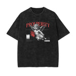 Faded Vintage Cupid Graphic T Shirt-INNBLAC Fashion Apparel