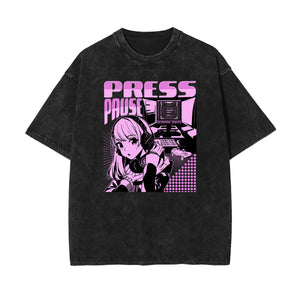 Thick Y2K Anime Graphic Tee-INNBLAC Fashion Apparel