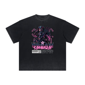 Distressed Y2K Anime Streetwear Graphic Tee-INNBLAC Fashion Apparel