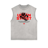 Y2K Anime Streetwear Graphic Tank Top-INNBLAC Fashion Apparel