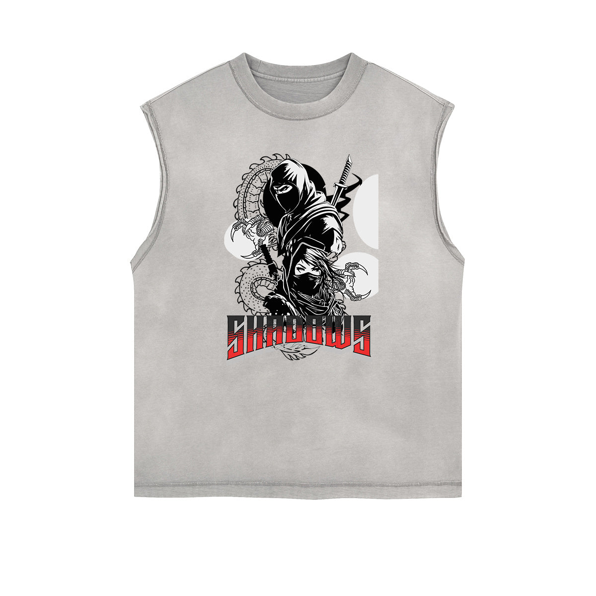 Y2K Anime Streetwear Graphic Tank Top-INNBLAC Fashion Apparel