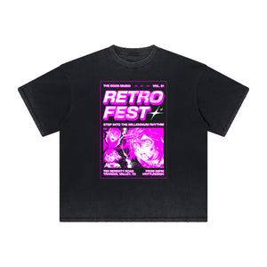 Distressed Y2K Anime Streetwear Graphic Tee-INNBLAC Fashion Apparel