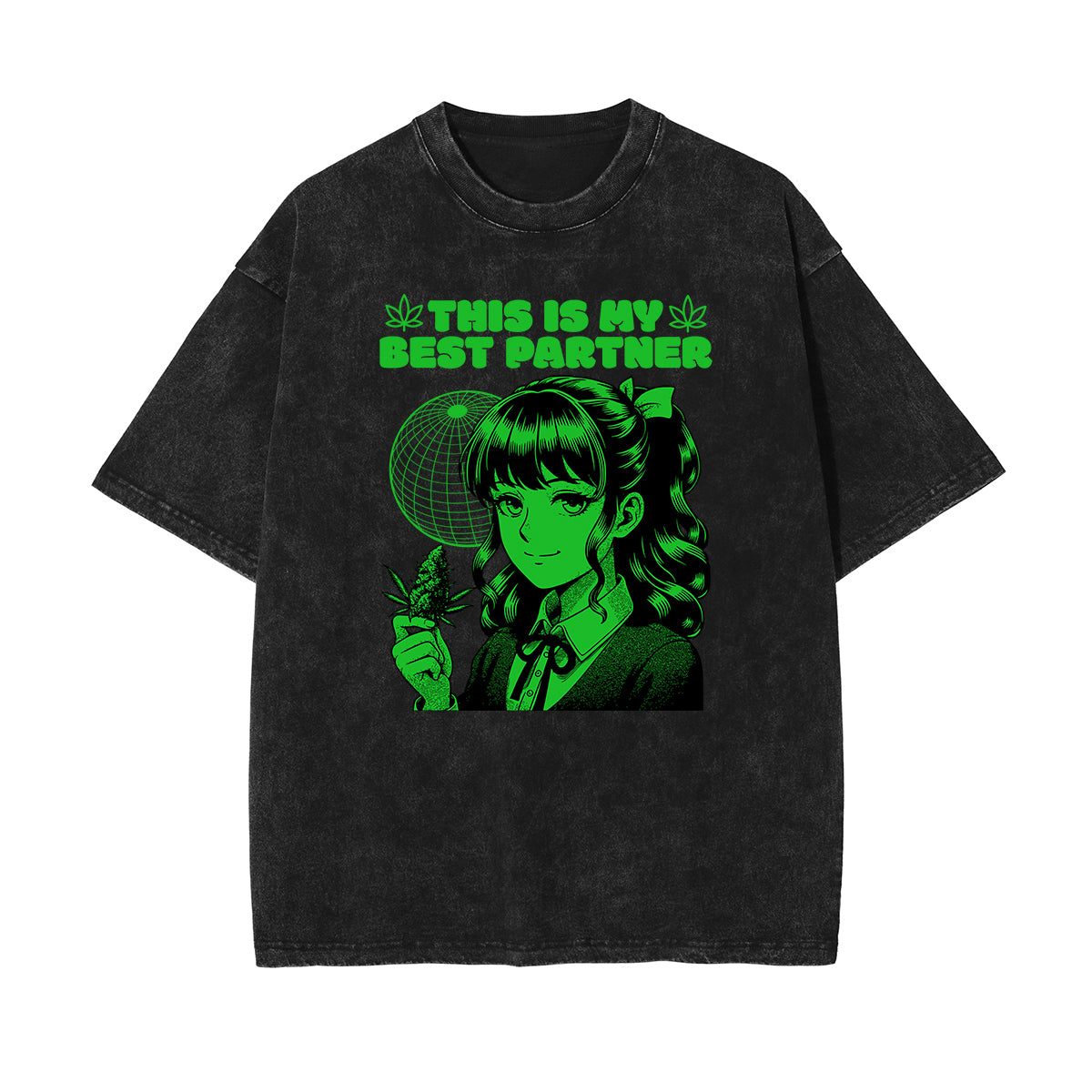 Black Y2K Anime Streetwear Graphic Tee-INNBLAC Fashion Apparel