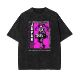 Black Y2K Anime Streetwear Graphic Tee-INNBLAC Fashion Apparel