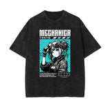 Black Y2K Anime Streetwear Graphic Tee-INNBLAC Fashion Apparel