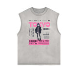 Y2K Anime Inspired Graphic Tank Top-INNBLAC Fashion Apparel