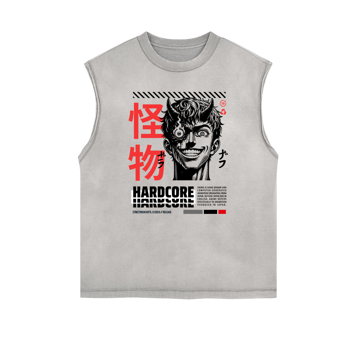 Y2K Anime Inspired Graphic Tank Top-INNBLAC Fashion Apparel