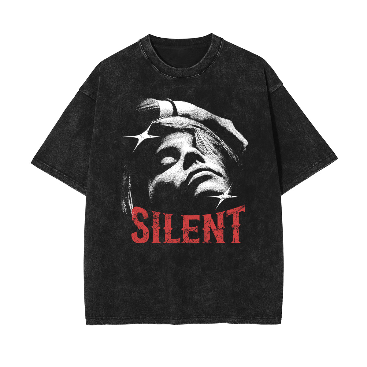 Face Blurred Design Graphic Tee-INNBLAC Fashion Apparel