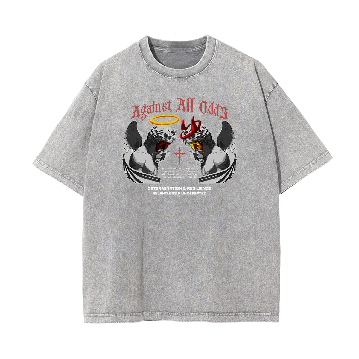 Street Style Angel Graphic Tee-INNBLAC Fashion Apparel