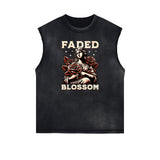 Sleeveless Celestial & Angel Pattern Tee-INNBLAC Fashion Apparel