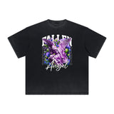 Heavyweight Celestial & Angel Pattern Tee-INNBLAC Fashion Apparel