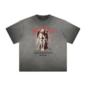 Heavyweight Angel Statue Graphic Tee-INNBLAC Fashion Apparel