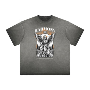 Heavyweight Angel Statue Graphic Tee-INNBLAC Fashion Apparel