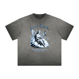 Heavyweight Angel Statue Graphic Tee-INNBLAC Fashion Apparel