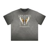 Heavyweight Angel Statue Graphic Tee-INNBLAC Fashion Apparel