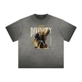 Heavyweight Angel Statue Graphic Tee-INNBLAC Fashion Apparel