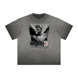 Heavyweight Angel Statue Graphic Tee-INNBLAC Fashion Apparel