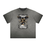 Heavyweight Angel Statue Graphic Tee-INNBLAC Fashion Apparel