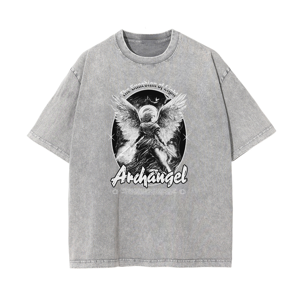 Street Style Angel Graphic Tee-INNBLAC Fashion Apparel