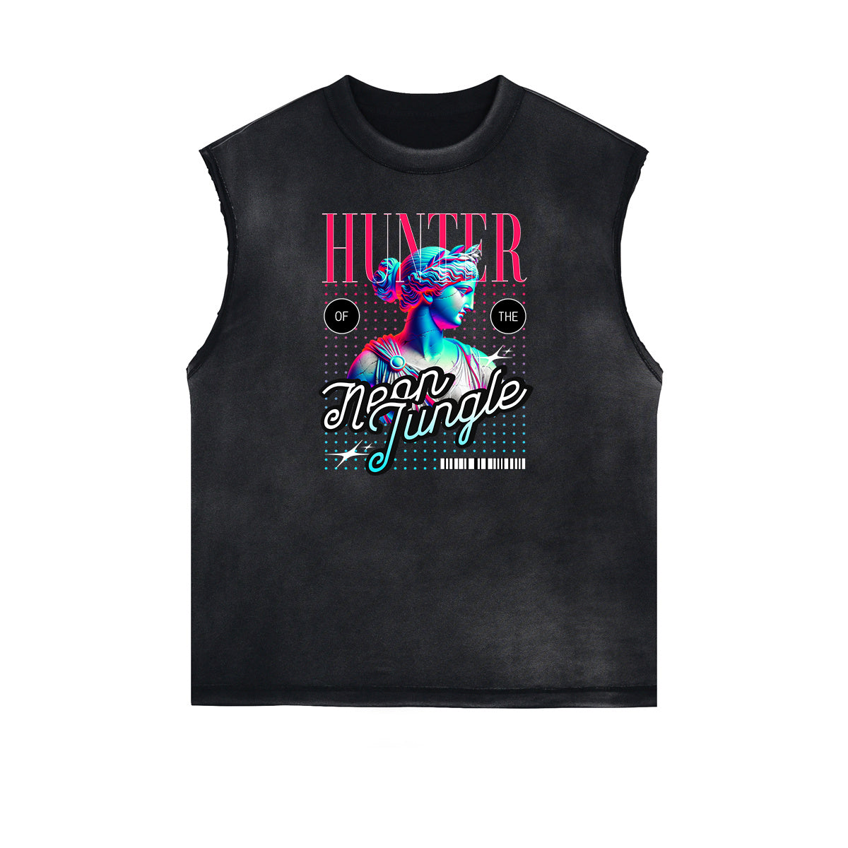 Vanquisher Neon Y2K Graphic Tank Top