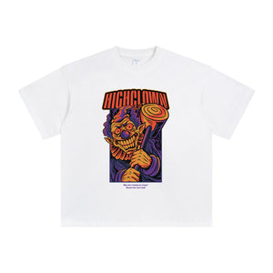 HIGHCLOWN Streetwear Graphic Tee-INNBLAC Fashion Apparel