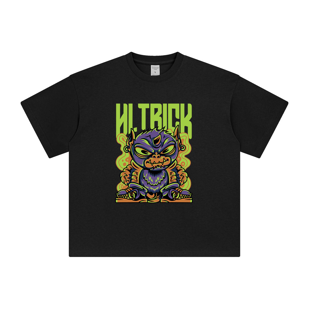 Hi-Trick Monster Graphic T Shirt-INNBLAC Fashion Apparel