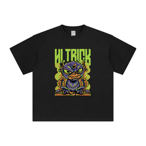 Hi-Trick Monster Graphic T Shirt-INNBLAC Fashion Apparel