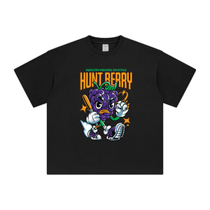 Hunt Berry Cartoon T Shirt-INNBLAC Fashion Apparel