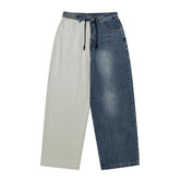 Bold Two-Tone Wash Jeans-INNBLAC Fashion Apparel