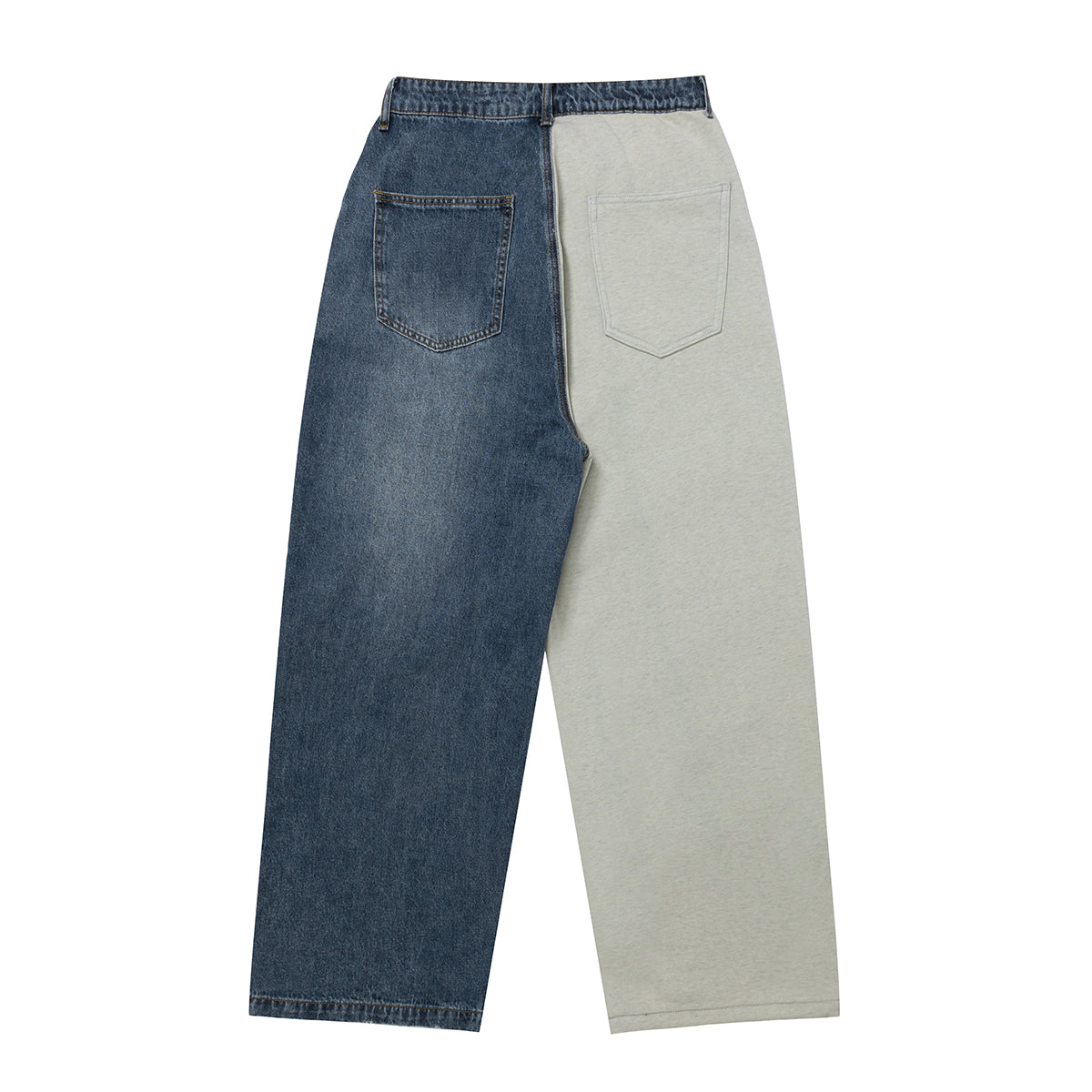 Bold Two-Tone Wash Jeans-INNBLAC Fashion Apparel