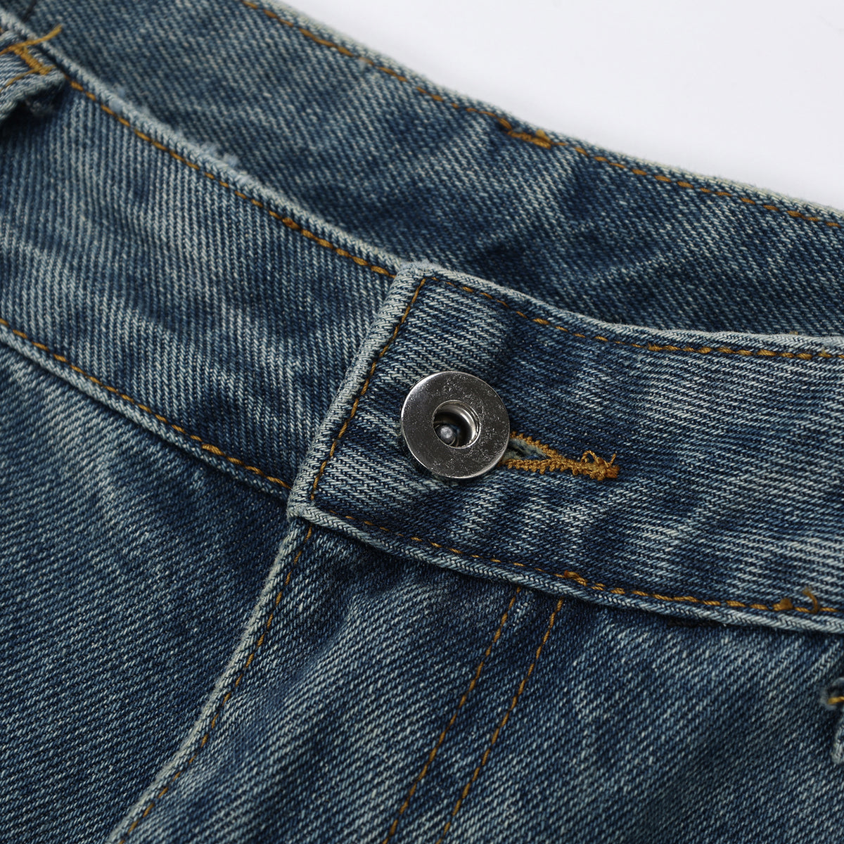 Vintage Washed Denim Jorts-INNBLAC Fashion Apparel