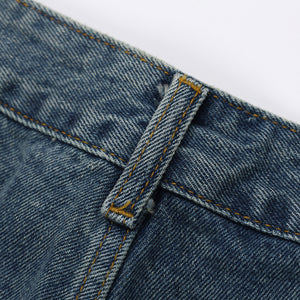 Vintage Washed Denim Jorts-INNBLAC Fashion Apparel