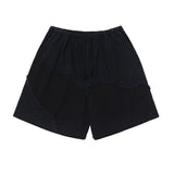 Raw Edge Patchwork Short Pants-INNBLAC Fashion Apparel