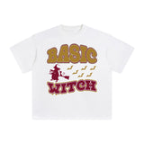 Basic Witch Aesthetic Graphic Tee-INNBLAC Fashion Apparel