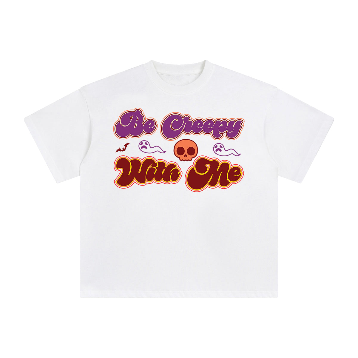 Be Creepy With Me Aesthetic Graphic Tee-INNBLAC Fashion Apparel