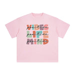 VIBES LIFE MIND Graphic Tee-INNBLAC Fashion Apparel
